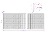 Gabion with 3.5 mm Wire and 5x5 cm Mesh 900x10x150 cm 3462084