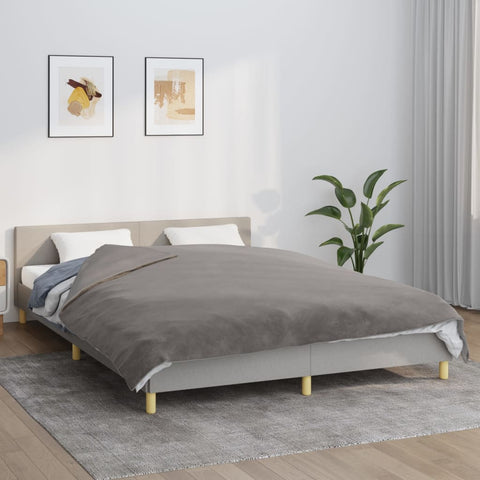 Weighted Blanket with Cover Grey 200x230 cm 13 kg Fabric 3154896