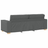 Sofa Set with Cushion 3 pcs Grey 220 x 78 x 84 cm Fabric 3324610
