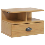 Bedside Cabinet with Drawer HILL Honey Brown 40 x 31 x 27 cm 42025043