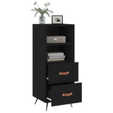 Sideboard Black 34.5x34x90 cm Engineered Wood 828637