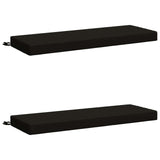 2-Piece Bench Cushions SOEST 2 pcs 100% Polyester Black 949675