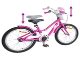 Kids Bike 18 Inches for 5-7 Years Old Dark Pink 42009585