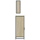3 Piece Bathroom Furniture Set Sonoma Oak Engineered Wood 3300971