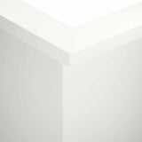 Retaining Wall 2 pcs 50 x 50 x 50 cm Steel White 8015188