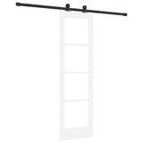 Sliding Door ORKDAL White and Black 61 x 198.5 cm 3332014
