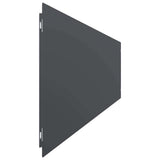 Lawn Edgings 10 pcs Anthracite 20x103 cm Cold-rolled Steel 860156