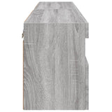 TV Wall Cabinets with LED Lights 2 pcs Grey Sonoma 60x30x40 cm 837194