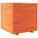 Garden Planter Wax Brown 70x70x72 cm Solid Wood Pine 3282621