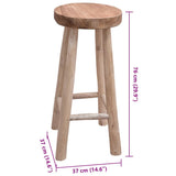 244545 Bar Stool Solid Teak Wood