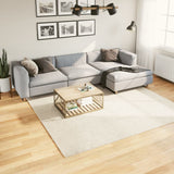 Rug OVIEDO Short Pile Beige 240x240 cm 375496
