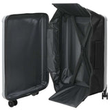 Suitcase Folding with Lock Silver 50 x 30 x 76 cm ABS Plastic 42006236