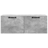 Wall-Mounted TV Cabinet Concrete Grey 78.5 x 31 x 30 cm 898718