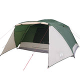 Camping Tent with Porch 4-Person Green Waterproof 94415