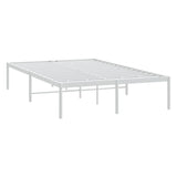 Metal Bed Frame without Mattress White 120x190cm 350910