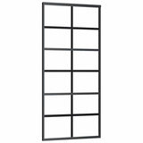 Sliding Door with Hardware Set 90x205 cm ESG Glass&Aluminium 3332843