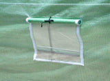 4 x 2 x 2 m Polytunnel Greenhouse with Roll-up Door and 6 Mesh Windows, Walk-in Garden Tunnel Warm T3398P317600