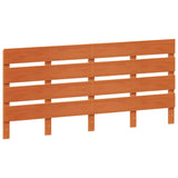 ZNTS Headboard Wax Brown 180 cm Solid Wood Pine 844448