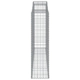 Arched Gabion Baskets 13 pcs 300x50x180/200 cm Galvanised Iron 3146784