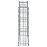 Arched Gabion Baskets 13 pcs 300x50x180/200 cm Galvanised Iron 3146784