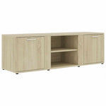 TV Cabinet Sonoma Oak 120x34x37 cm Engineered Wood 801164