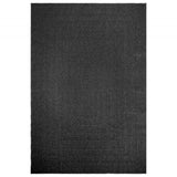 Rug ZIZUR Anthracite 200x290 cm Jute Look Indoor and Outdoor 4010338