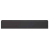 Garden Cover Profile 2 pcs 100 x 15 x 15 cm Steel Black 8012962