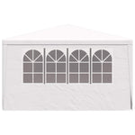 Professional Party Tent with Side Walls 4x4 m White 90 g/m 48525