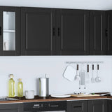 Kitchen Wall Cabinets 2 pcs Porto Black Engineered Wood 854040