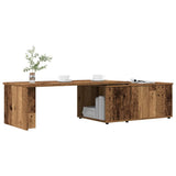 Coffee Table Old Wood 150x50x35 cm Engineered Wood 855980
