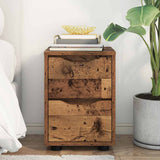 Bedside Table Old Wood 30.5 x 30 x 43 cm Engineered Wood 888813