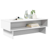 Coffee Table White 100 x 46 x 35 cm Engineered Wood 8000236