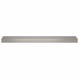 Garden Cover Profile 10 pcs 100 x 20 x 5 cm Stainless Steel 8012929
