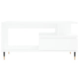 Coffee Table White 90x49x45 cm Engineered Wood 831012