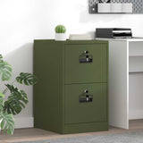 File Cabinet Olive Green 44 x 50 x 74.5 cm Cold-Rolled Steel 891596