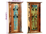 Coat Racks 2 pcs Solid Reclaimed Wood 38x100 cm 244588