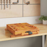 Workbench Tabletop with Vice 52x44x9,5 cm Solid Wood Acacia 353786