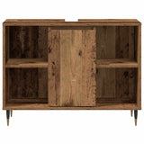 Bathroom Cabinet Old Wood 80 x 33 x 60 cm Engineered Wood 873892