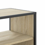 TV Cabinet Sonoma Oak 100x31x39.5 cm Engineered Wood and Metal 848930