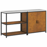 Kitchen Storage Set HATTEM 2 pcs Rusty Steel 3392658