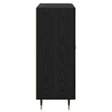 Sideboard Black Oak 69.5 x 34 x 90 cm Engineered Wood 881593