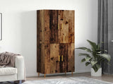 Highboard Old wood 69.5 x 34 x 180 cm Engineered Wood 3394578