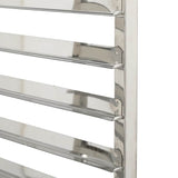 Tray Trolley with 6 GN Containers 39x55x87 cm Stainless Steel 4108073