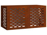 Air Conditioner Cover Rusty 100 x 50 x 70 cm Weathering Steel 865903