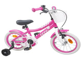 Kids Bike 16 Inches for 4-6 Years Old Pink 42009534