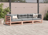 3 Piece Garden Sofa Set Solid Wood Douglas Fir 3299266