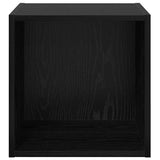 Wall Cabinet 2 pcs Black Oak 37 x 37 x 37 cm Engineered Wood 875077
