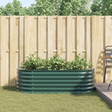 Garden Raised Bed Green 160 x 80 x 44 cm Steel 42008130