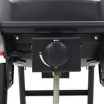 Portable Gas BBQ Grill with Cooking Zone Black 44276