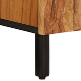 2 Piece Bathroom Cabinet Set Solid Wood Acacia 3206297